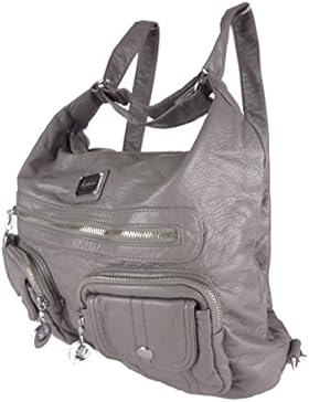 JODY 89297, 2in1 Damen Rucksackhandtasche, Handtasche und Rucksack, 37x28x15cm