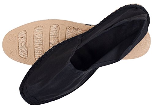 Klassisch und komfortabel – Espadrilles in Schwarz - 3