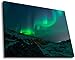 Produktbild Polarlichter (Aurora borealis) in 80 x 60 cm - Hochwertige Leinwandbilder & Kunstdrucke, Dekoration für Ihre Wohnräume