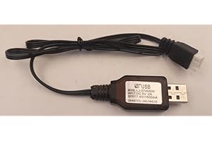 Ssccgym Battery Replacement Parts Apply in Feilun ft016 Remote Control Speed Boat Universal (Charger)