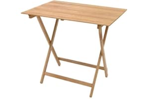 Sedam Srl Tavolo in Legno Pieghevole, 60x80, Disponibile in Vari Colori, Casa Giardino Campeggio PIC-Nic, 100% Made in Italy (Naturale)