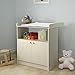 Baby Changing Unit (Beech) Nursery Furniture Chest Table with Storage Space