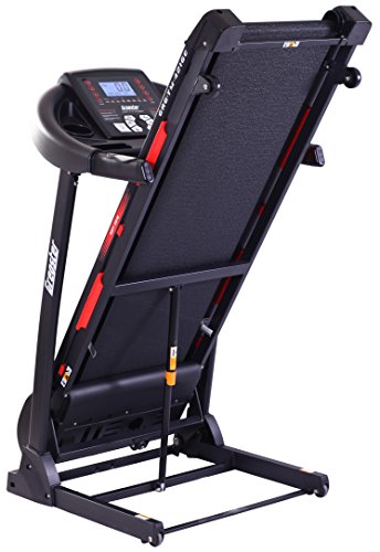 Gregster Profi-Laufband mit motorisierter Steigungsverstellung, Silent-Motor und Multipoint-Dämpfungssystem, Sicherheit geprüft nach EN ISO 20957-1, EN 957-6, 16 km/h - 2