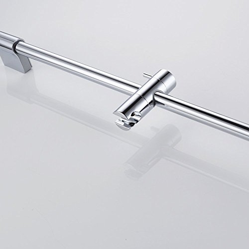 KES F200 Duschstange für Handbrause mit höhenverstellbarer Duschkopfhalterung – chrome - 3
