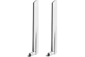 AIGOLINK Antenne 4G LTE Exterieur SMA Mâle 10dBi Omnidirectionnelle SMA Antenna pour 3G 4G LTE Routeur CPE Broadband Routeur Passerelle MiFi Hotspot USB Modem, Caméra IP Sécurité Huawei B525 Bb311 B315