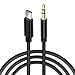 Produktbild aceyoon USB C Klinke Kabel 1m USB C zu Aux Adapter USBC Stecker auf 3.5mm Male Adapterkabel Typ C Kopfhörer Auto Audiokabel mit DAC Komapatible mit Google Pixel 2 Moto Z HTC Huawei MEHRWEG