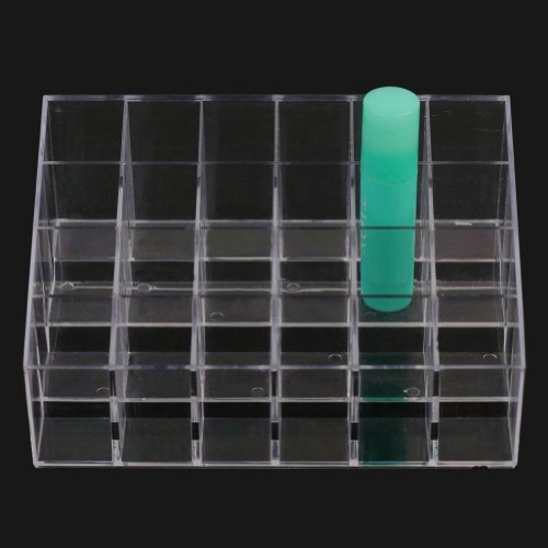 Oxforder 24 Stand Clear Acryl Lippenstift Organizer Make-up Halter Display Ständer - 4