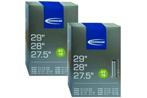 Schwalbe Unisex AV19 Schlauch, Schwarz 2er Pack, Einheitsgröße / 40 mm