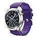 Produktbild BarRan Huawei Watch GT Uhrenarmbänder, 22mm Weiches Silikon Sportband Ersatzarmband Quick Release Pin kompatibel Samsung Gear S3 Frontier/Classic,Galaxy Watch 46mm