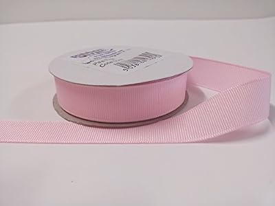 RP RIBBON fin de ligne Stock – Vente Prix. – Ruban gros grain en 3 largeurs et en différentes couleurs, idéal pour emballer des cadeaux, couture, fabrication de cartes et artisanat général. Post UK gratuit., rose pâle, 16mm