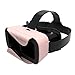 Produktbild 3D VR Headset, BOLV Universal 3D VR Box Brille Einstellbar virtuelle Realität Brille Video Movie Game Brille Virtual 3D Reality Glasses VR World Head Mounted für 3D Filme und Spiele für 4,7 bis 6,0 Zoll Android IOS Iphone Samsung Galaxy Mega 2 / Galaxy Note 4 3 S6 S6 Edge iPhone 6 6 Plus / LG G3 / SONY Experia T2 Ultra / Xperia Z3 + / MOTO Nexus 6 / HTC One Max / Wunsch 816 / Die M9 / ASUS Zenfone 2 usw(Rosa)