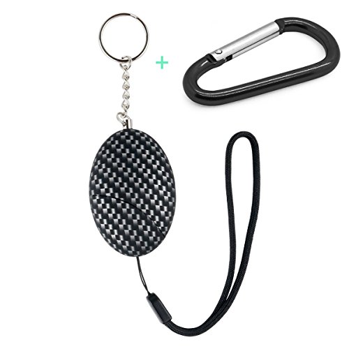 Preisvergleich Produktbild Personal Alarm Sicherheit Sicherheit Selbstverteidigung Panik Vergewaltigung Angriff mit 120 dB Schlüsselanhänger Camp Karabiner Spring Snap Clip Haken Schlüsselbund Schlüsselbund Klettern Wandern