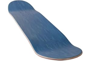 MOOSE SKATEBOARDS Bold Blank Skateboard Deck, Low Concave, Tavola da skate leggera in 7 strati di acero canadese, pressata a freddo, misura 7,87"
