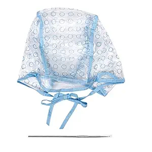 Utkarsh Highlighting Hair Frosting Tipping Bleaching Cap With Hook (Material: PE + PVC)