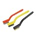 Produktbild sourcingmap® 3 Stk Haushalt Rot schwarz gelb Plastik Gasherd Kessel Reinigung Drahtbürste