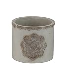 maceteros hormigon precios Color: gris, cremebraun Macetero Mandala Ornament gris hormigón cremebraun 12 x 10,5 cm