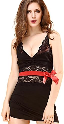 Sexy Lingerie Fancy Lace Nightdress Deep V Halter Strap Sexy Temptation Pajama Women's Nightdress Suit