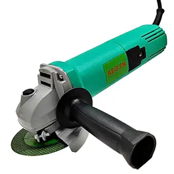 Aegon Ag100pa Heavy-Duty Versatile Multipurpose Angle Grinder for Grinding, Cutting, Sharpening, Polishing, Removing Rust (850 W, 4 Inch, Green)