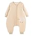 Produktbild LifeWheel Baumwolle Baby Winter Schlafsack Kinderschlafsack mit Langarm und Füßen Für 6-60 Monate