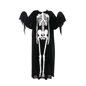 Guiran Disfraz De Esqueleto De Halloween Hombre Niños para Carnaval Partido Disfraces Cosplay Set