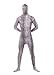 Produktbild Stretchy Suits Luxus-Ausgabe: Grau Schlangenleder Tier Druck Lycra Catsuit (Männer: Groß)