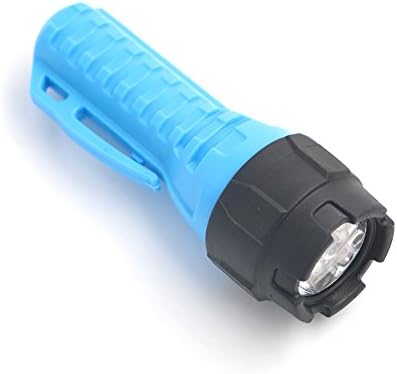 Seitor Mini PVC 9 LED Flashlight Super Bright Torch Pocket Size Simple on/off Flashlight Lightweight Torch Light Durable Tactical Flashlight (Blue)