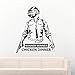 Produktbild Terilizi Vinyl Wall Decals Helm Winner Chicken Dinner Videospiel Battlegrounds Decor Wall Stickers-58 X 48 Cm
