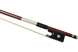 Wisyurt Professioneller 1/2 Brasilholz-Geigenbogen, Langlebige Geigenbogen-Musikinstrumente Spielt, Tragbar, LernüBungsbogen