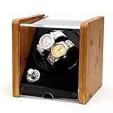 EP-watch shaker Uhrenschüttler, luxuriöse automatische mechanische Uhr, antimagnetische Dämpferaufzug-Uhrenschüttelbox, für Fast alle mechanischen Uhren geeignet,Black,AU