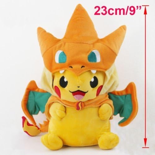 Sincerity Forever Pokemon Pikachu/Charizard Cuddly Toy Collection