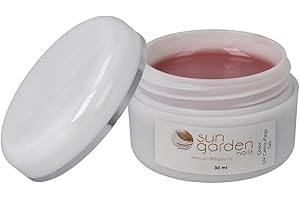SUN GARDEN NAILS Gel UV Cover 30 ml - unghie mimetico rosa - ricostruzione polimerizzante LED NUDE per nail design art - gel costruttore