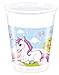 Produktbild 8 Becher * UNICORN * von Disney für Kindergeburtstag oder Motto-Party // Party Partybecher Pappbecher Cups Motto Einhorn Schloss Mädchen Traumwelt