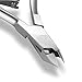 Chooling Cuticle Nipper (with Double Springs) for Cuticles, Dead Skins and Hangnails, 6.3 mm Jaw Cuticle Cutter and Remover - Ideal Size Jaw Cuticle Clipper to Cut Any part of Dead Skin