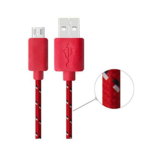 Keysui Micro USB Kabel [1-Pack, 1m] USB Ladekabel Nylon für Android, Samsung, HTC, Sony, Nexus und mehr - 2