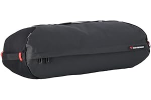 SW-Motech Ballistic Nylon Pro Saddle Bag Tentbag 1680d 17 x 58 x 17 cm, Noir/Rouge