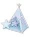 Produktbild Amilian® Tipi Spielzelt Zelt für Kinder T35 (Spielzelt mit Tipidecke/mit 3 x Sternkissen)