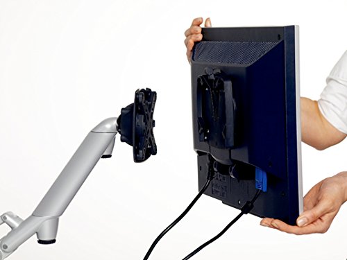 Novus 930+2159+000 LiftTEC II Arm (mit Tischbefestigung für Monitor) silber - 3