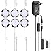 Produktbild COOWOO 6er LED Einbauleuchten,1020ml Unterbauleuchten,12w Schrankleuchten,  3000k Küchenlampen,Warmweiß 6 Stück Vitrinenbeleuchtung komplett Set