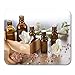 Produktbild Luancrop Mauspad Bad Ätherische Öle für die Aromatherapie Himalaya-Salz Blumen Körper Mousepad für Notebooks, Desktop-Computer Mauspads, Bürobedarf