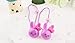 cuhair(TM) fashion 10pcs (2pcs/color) cute rabbit head design girl baby kids elastic hair ponytail holders hair tie bands rubber rope acessories