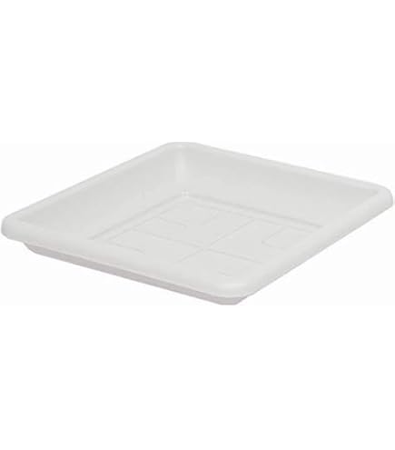 10pz Fioriera Piattini - Plastica Rotondo Vaso Fiori Gocciolare