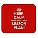 Produktbild Funny Mouse Pad 7.08X8.66 inches/18X22 cm, Keep Calm and Pretend Its On The Lesson Plan Non-Slip Rubber Mousepad 7.08X8.66 inches/18X22 cm Gaming Mouse Pad