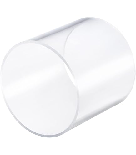 2Pcs Tuyau Acrylique Transparent 13mm X 15mm 25cm - Tube Plastique Rigide Pour Aquarium, Refroidissement Eau Et Plomberie