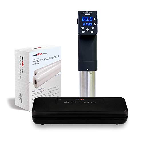 SousVideTools iVide WIFI Cooker, Vacuum Sealer & Rolls Bundle