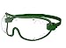 Produktbild Kroops Schutzbrille für Fallschirmspringen, Gestanzte Entlüftung, SkyDiving, grün, einheitsgröße