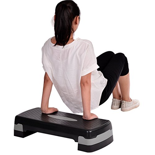 Aerobic Stepper, Sondereu Steppbrett Fitness Stepp Trainer Höhe Einstellbare Brett Metall Max bis zu 200 Kg - 3