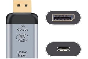 chenyang CY USB C a Displayport Convertitore USB 3.1 Tipo C Fonte Femminile a Displayport DP Sink Adattatore HDTV 4K 60hz 1080P per Tablet Telefono Laptop