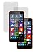 Produktbild Gecko® Microsoft Lumia 640 XL Displayschutz - Klar - unsichtbarer Schutz vor Schmutz und Kratzern / als Duo-Pack inkl. Gebrauchsanleitung, Mikrofaser-Tuch und Plastikkarte in der Farbe klar / clear