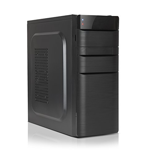 DEViLO PC 1211 - Intel Pentium G4500 Dualcore 2x3.5GHz | 16GB DDR4-2133 | 240 GB SSD | Intel 530 Grafik, HDMI, DVI, 4K-fähig | 24xDVD-RW | ASUS | USB3.0 | HD-Sound | Gigabit | Win10