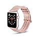 Produktbild sunnyspo Ersatz-Armband für iWatch, 38 mm / 40 mm / 42 mm / 44 mm, genarbtes Leder, für Apple Watch Serie 4/3 / Serie 2 / Serie 1